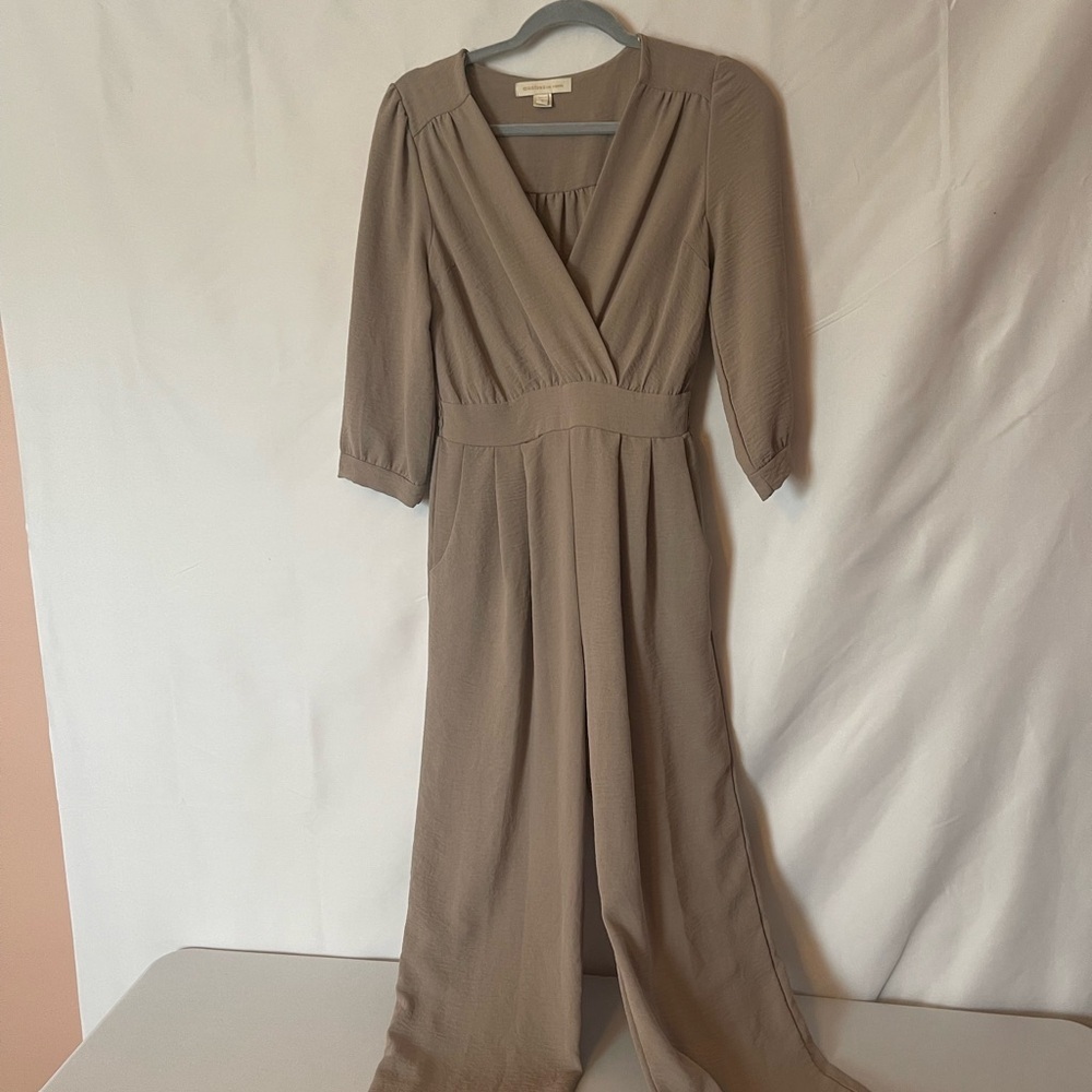 Monteau Women’s Long-Sleeve Wide-Leg Jumpsuit - Picture 4 of 4